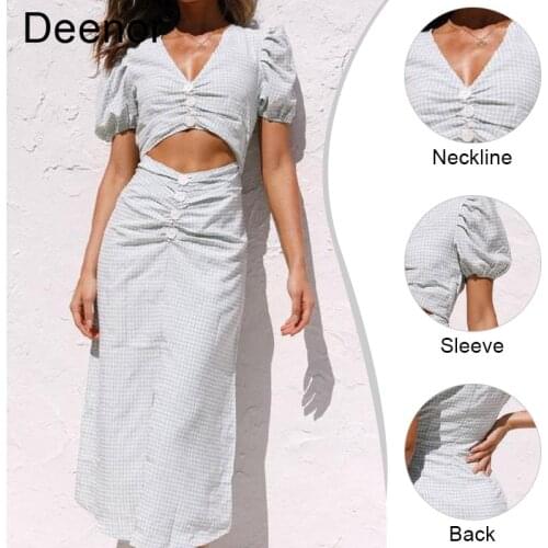 Deenor Summer Dresses With Sleeves
