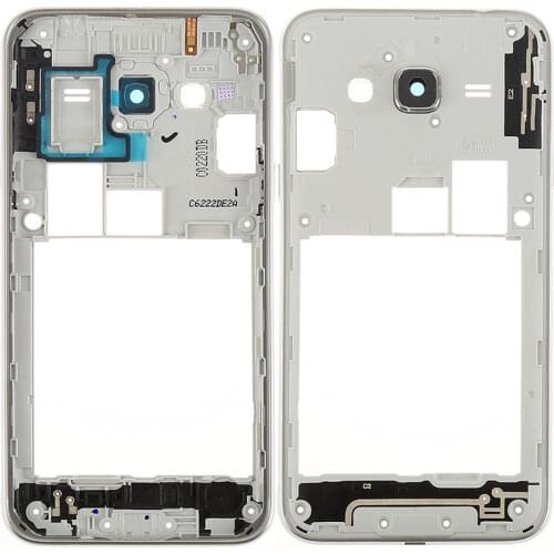 For Samsung Galaxy J3 2016 SM-J320 Silver/Gray/Gold Color Dual SIM Card Rear Back Housing Frame Plate Middle Cover