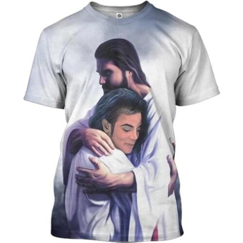 PLstar Cosmos Pop Star King Singer Michael Jackson Hiphop Streetwear 3DfullPrint Unisex Summer Casual Short Sleeve T-shirts s-3