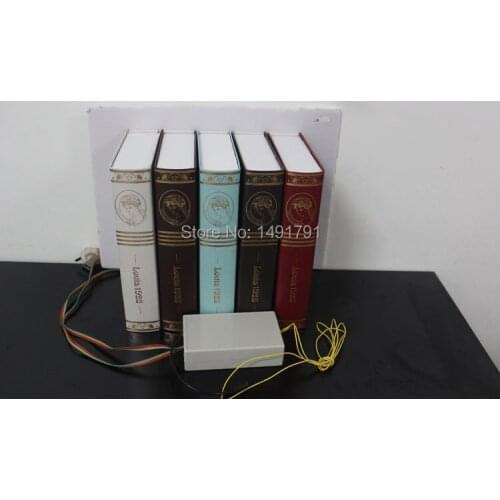 Real life escape room Takagism game props 5 Books prop magic props for escape mysterious room Real-life escape room game props