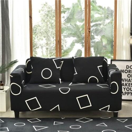 Classic Sofa Couch Slipcover Cushion Cover High Elastic Polyester Four Season Furniture Protector Home Decor 1/2/3/4 Seater
