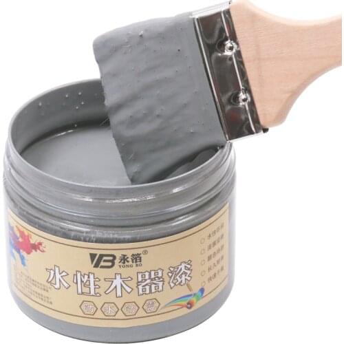 Medium Grey Water-based Woodwork Paint Acrylic Lacquer for Hand-painted,Student,Beginner,Wood,Wall,Fabric,Paper,Metal,Canva,250g