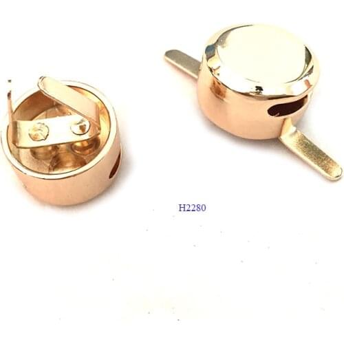 Metal Clip Buckles Handbag Cap Clasp Screw Bag Side Clips Chain Hook Connector Bag Hanger Hardware Accessories
