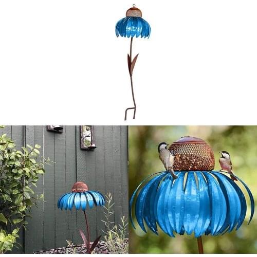 Garden Bird Feeder Petals Sahpe Sensation Pink Coneflower Bird Feeder Wild Bird Feeder Gazebo Hummingbird Feeder Feeding Bird