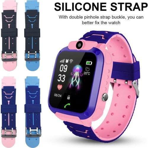 Silicone Strap Video Call Smart Watch Two-Color Wristband Intelligent Wearable Accessories Printed Silicone Watch Strap
