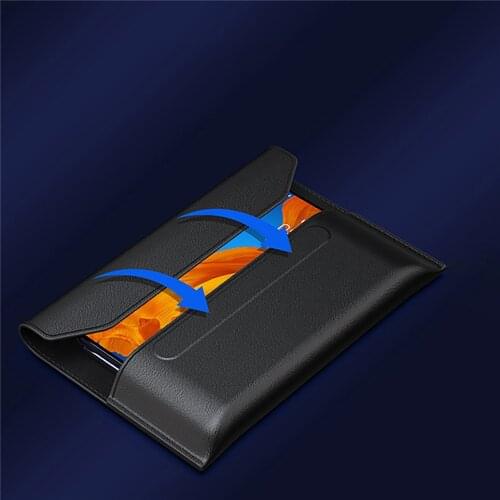 Envelope Style Leather Protective Sleeve Phone Case Soft Shell Cover for Samsung Galaxy Z Fold 2 Phone Accessories