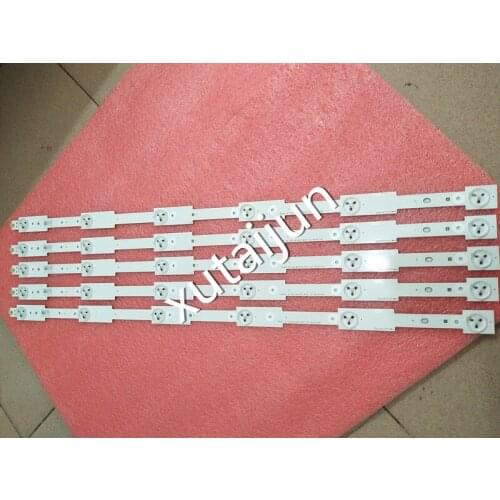 5pcs 32'' 562mm*20mm 6leds LED Backlight Lamps Strips 2013CH320 LVED 3228 w/ Optical Lens Fliter for TV Monitor Panel New