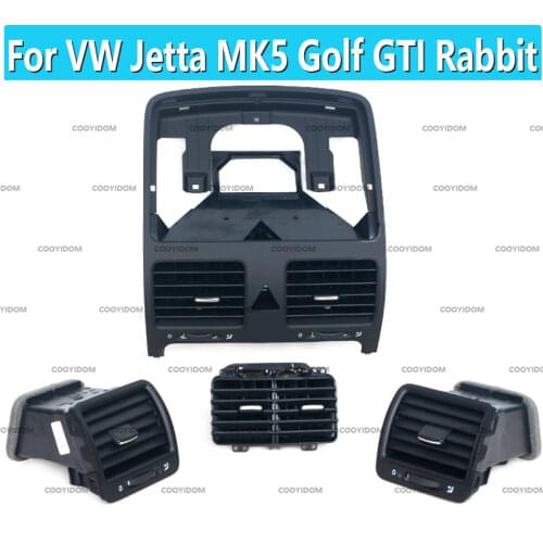 1Set Dashboard Air Vent Front Dash A/C Heater Vent Outlet for VW Volkswagen Jetta MK5 Golf GTI Rabbit 1K0819728J 1KD 819 728 1QB