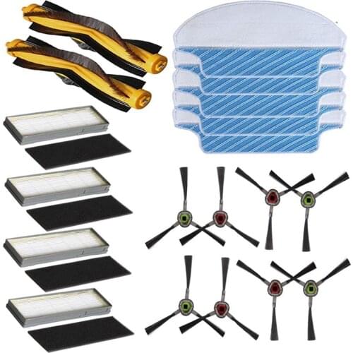 Replacement Ecovacs Accessories Main Brush/Side Bursh/Filters/Mop Clothes For Ecovacs Deebot M80 M80 Pro M81 M81 Pro Deebot M80