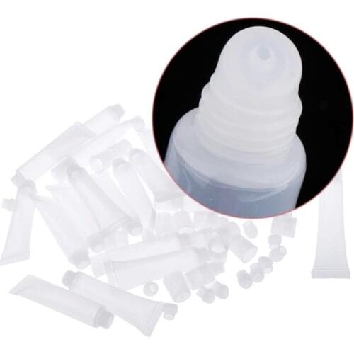 1/5/10pcs8g Tube Lip Gloss Tube Lip Balm Cosmetic Packaging Transparent Empty Tube Beauty Tool Lip Gloss Lip Gloss Oblique Mouth