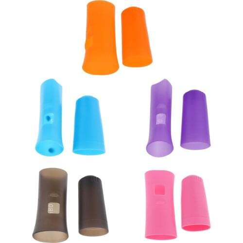 Tooyful 1 Set Silicone Elastic Wireless Microphone Handle Muff Covers Protector for KTV Meeting Stage Accessory