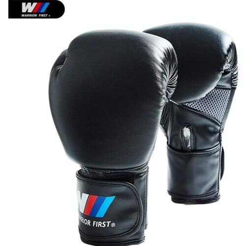 1 Pair Adult Boxing Gloves Training Fighting Gloves Muay Thai Sparring Punching Kickboxing Breathable PU Flame Gloves Mitts