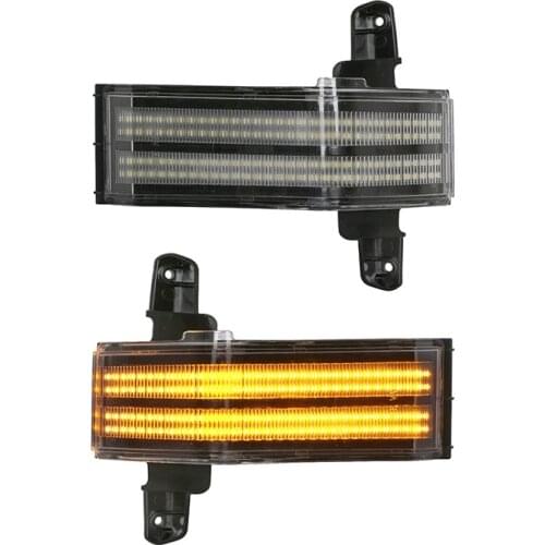 2Pcs LED Dynamic Side Mirror Turn Signal Lights Sequential Lamp Blinker Indicator Chevy Silverado GMC Sierra 1500 2500HD 3500HD