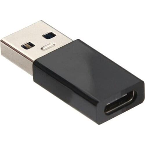 2019 USB3.1 Type-C Female to USB 3.0 Type-A Male Gold Plated USB 3.1 Type C Connector Converter Adapter for Smartphone Black