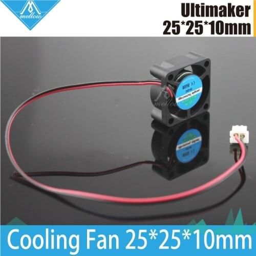 3d printer 25*25*10mm 2510 fan cool extruder small fan 2-wire 12V/24 for Ultimaker 2 + UM2 Extended+ Olsson block kit/Makerbot