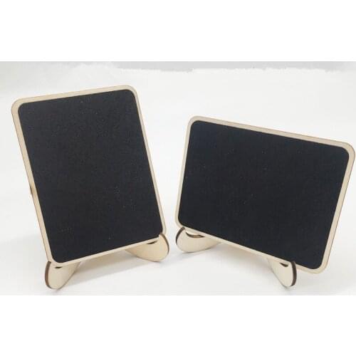 5pcs Mini Wooden Blackboard Chalkboard Message Board Office Supplies Wedding/Party/Christmas Decoration Message Memo Chalk Board