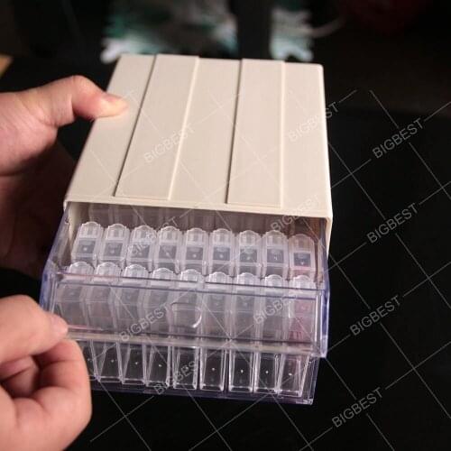 Brand New Diamond Painting 40/50Bottles Storage Box Diamond Painting Tools Home Decoration handmade DIY decompression