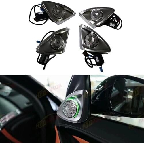 Car 3D rotation light tweeter treble speaker LED treble speaker fit for Mercedes Benz S class 2021 W223 Ambient Light 64 colors