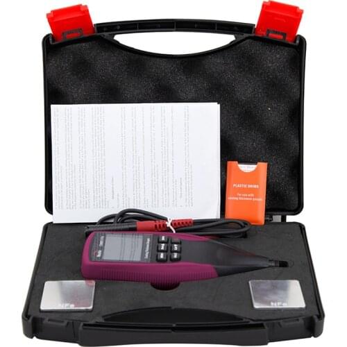 Nicety Car Paint Thickness Gauge Coating Thickness Meter Paint Gauge Film Meter Thickness 0-1250um/0-50mil With Probes CM8811FN