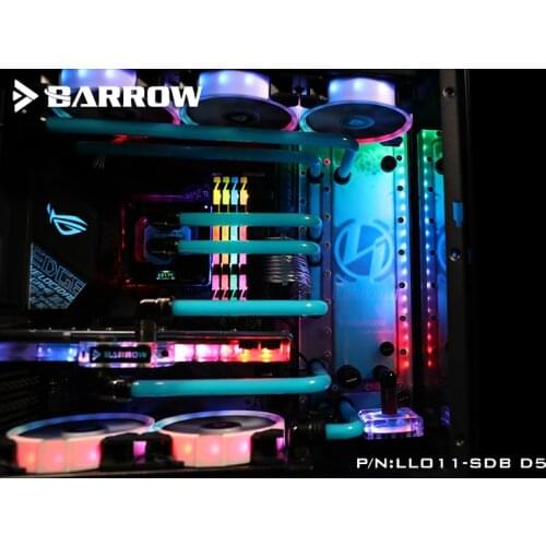 Barrow LLO11-SDB-D5, Waterway Boards For Lian Li PC-O11 Dynamic Case, Compatible With 18w / D5 Pump