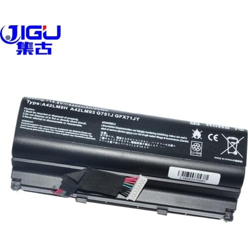 JIGU Laptop Battery A42LM93 A42LM9H A42N1403 For ASUS G751 G751J G751JM G751JT G751JY GFX71 GFX71JM GFX71JT 8CELLS