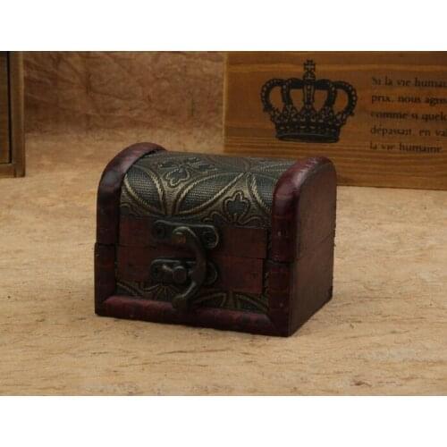 100PCS New Vintage Jewelry Pearl Necklace Bracelet Storage Organizer Wooden Case Gift Box