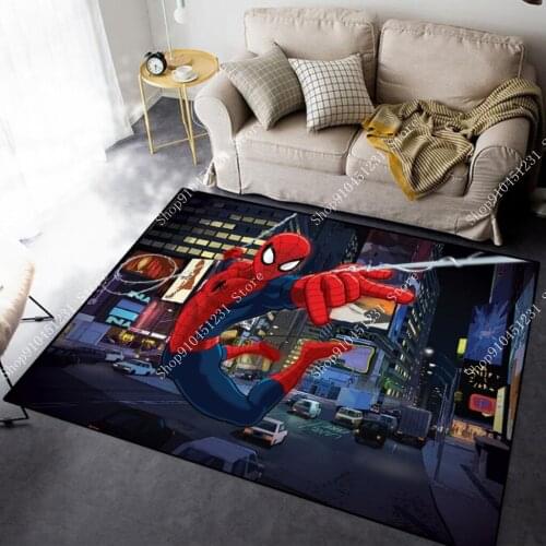 Disney Spiderman Children kids Floor Mats Print Bathroom Kitchen Carpets Children Doormats for Living Room kids Rugs Non-slip