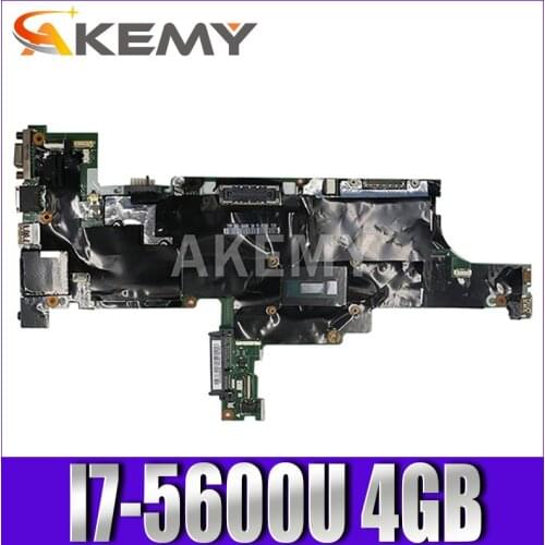 For Lenovo ThinkPad T450S Laptop Motherboard FRU 00HT756 00HT752 AIMT1 NM-A301 With i7-5600U CPU 4GB RAM 100% Tested Fast Ship