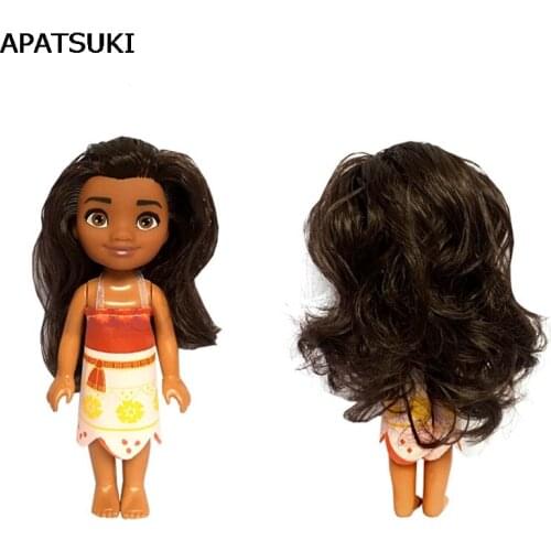 Movie Princess Moana Action Figures Doll Toys 16cm Moana Princess BJD Doll & Clothes For Babys Dollhouse Ocean is Calling