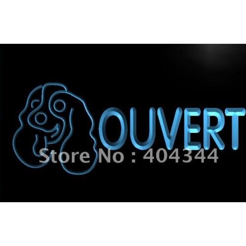 LK195- Pet Dog OUVERT Neon Enseigne Lumineuse home decor crafts
