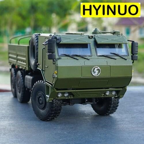 1/24 simulation Heavy military mobile off-road vehicle Diecast Alloy transport truck carrier Metal car model kids toy Scene Show