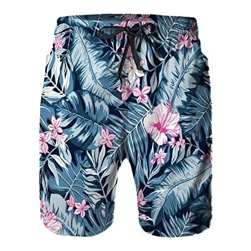 Mens Beach Board Shorts Pants,Beach,Swim Trunks Quick Dry Mesh Lining Swimwear