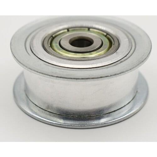 T5 20T Idler Pulley with Bearing 11/21mm Width Bearing Gear Pulley With/No Teeth 5/6/7/8/10/12/15mm Bore 20 Teeth Idler Pulley