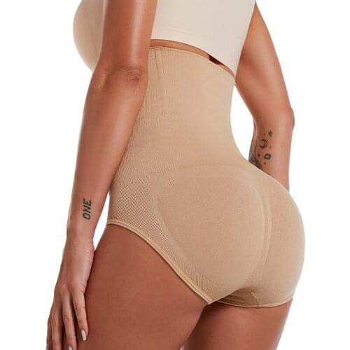 Women Slimming Underwear High Waist Postpartum Belly Panties Tummy Body Shaping Safety Underwear Buttocks Abdominal Shapers