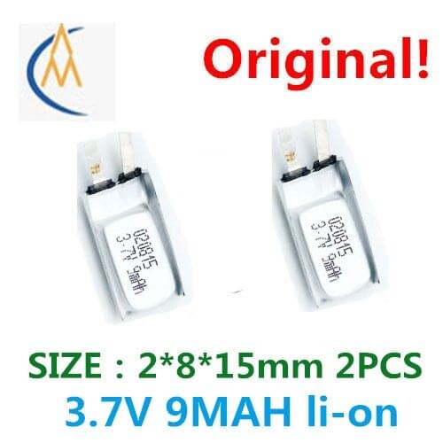 2PCS New 3.7V polymer lithium battery 020815 9mah MP3 Bluetooth headset / device / mini 3D glasses modified Mini