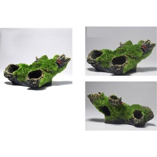 New Aquarium Decoration Resin Tree Root Aquatic Fish Tank Ornament Decor High Quality Crystal Shrimp Dodge House Breeding House