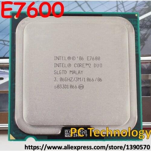 Original Intel Core 2 Duo Processor E7600 (3M Cache,3.06 GHz,1066 MHz) Desktop CPU ship out within 1 day