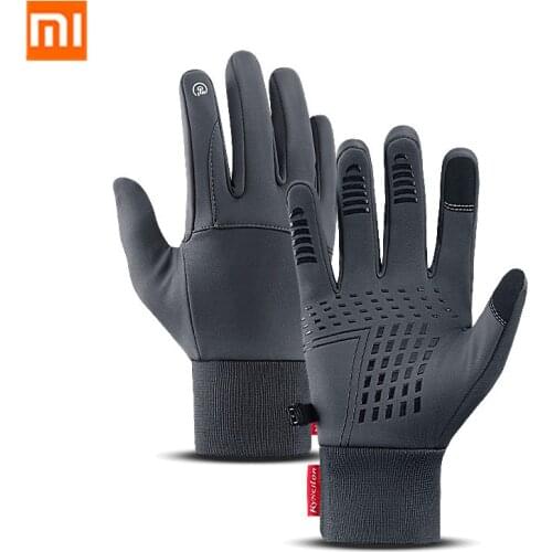 XiaoMi mijia warm windproof gloves touch screen water repellent non-slip wear-resistant riding sports gloves winter