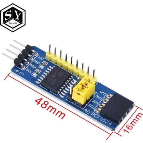 1PCS Great IT PCF8574 IO Expansion Board I/O Expander I2C-Bus Evaluation Development Module