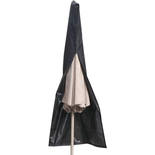 Outdoor Waterproof Sun Shelter Patio Umbrella Canopy Rain Cover Shade Sunshade Shed Zipper Bag Awing Bags 190X57X26CM