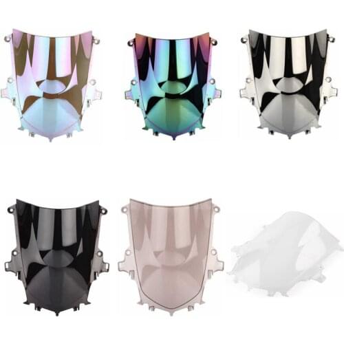 For Yamaha YZF 1000 R1 2015 2016 2017 2018 2019 2020 black motorcycle Windshield WindScreen Double Bubble