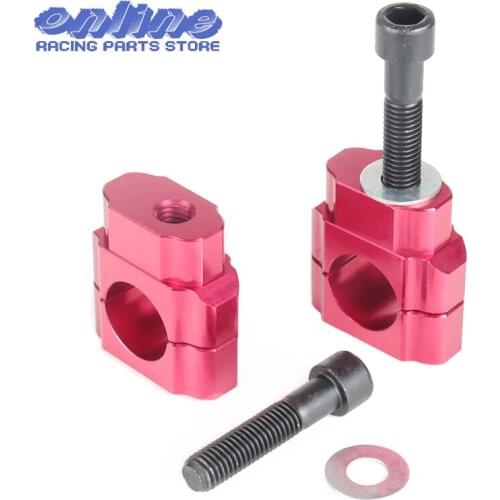 Billet HandleBar Fat Bar Risers 28mm Mount Clamp CR CRF CR125 CR250 CRF250R CRF450R CRF250X CRF450X Dirt Bike Motocross Enduro