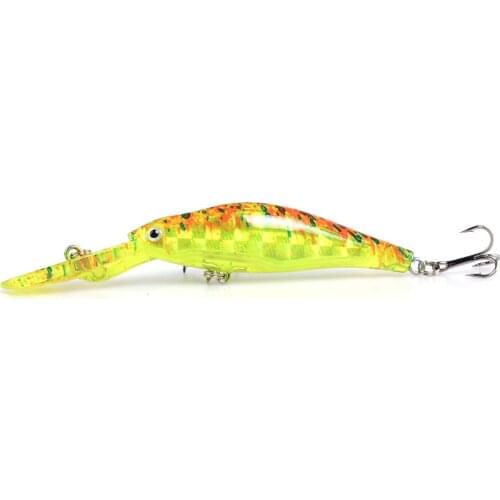 1PCS Minnow Fishing Lure 100mm 7.5g Sinking Hard Bait Wobbler Jig Bait Crankbait Carp Striped bass Pesca Fishing tackle SwimBait