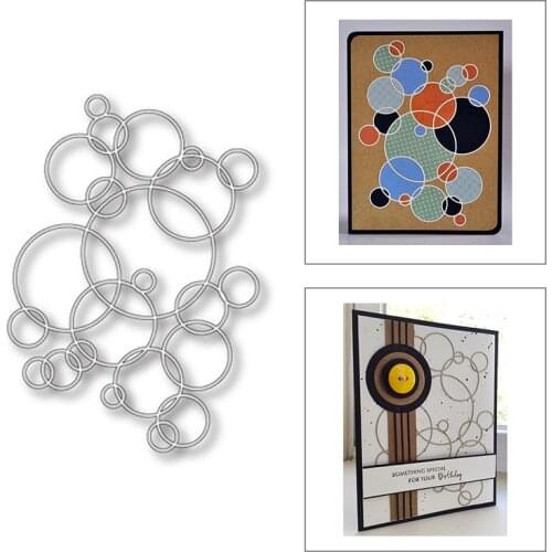 2020 New Circle Nesting Metal Cutting Dies For Cut Paper Craft Making Background Decoration Greeting Card Scrapbooking No Stamps