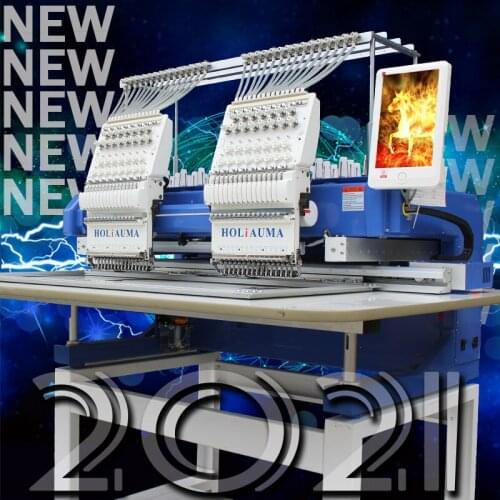 HOLiAUMA 2 Head 15 Needle Dahao Computer Embroidery Machine Price