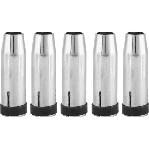 5Pcs Gas Nozzle Replacement Parts for MB 24KD MIG Welding Torch