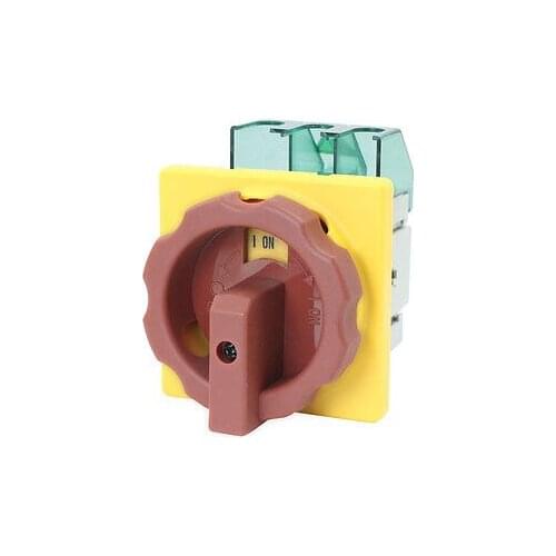 AC 600V 50Hz 25A ON/OFF 2 Positions Locking Cam Combination Changeover Switch GLD2-25A