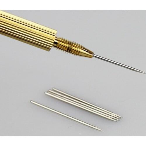 Accupuncture masssage Fire needle Facial needle flat tip and sharp tip needles