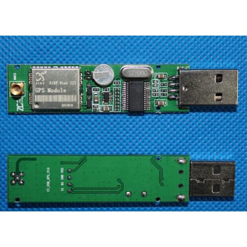 Car PC USB Interface GPS Receiver Module SIRF3 Module + MMCX External Antenna
