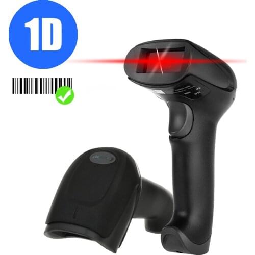 NETUM Wireless Laser Barcode Scanner Handheld 1D Fast Scan Bar Code Reader for Win7/8/10，MAC OS， Computer，POS System